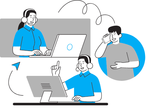 Customer Support Illustration